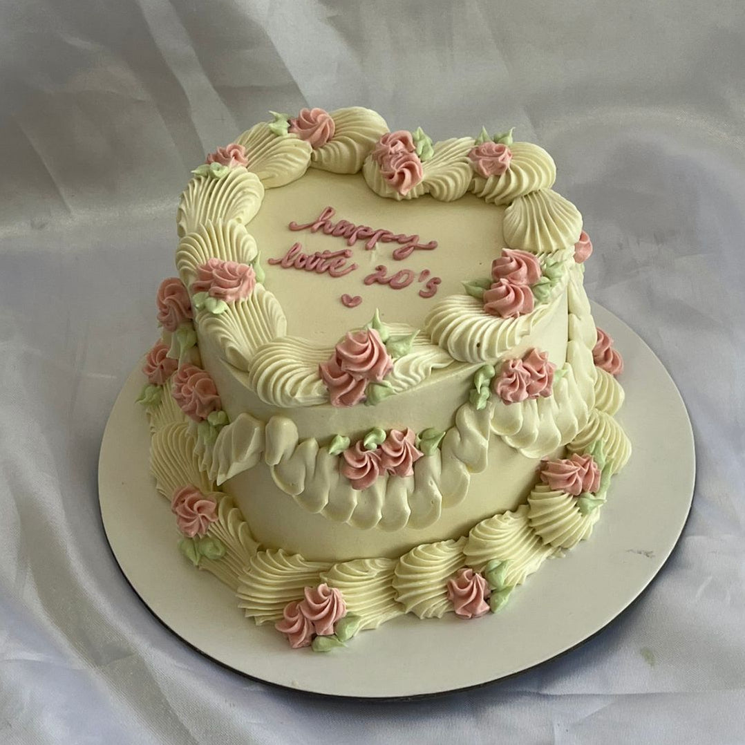 Flower cake vintage