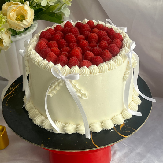 Coquette Valentines Cake