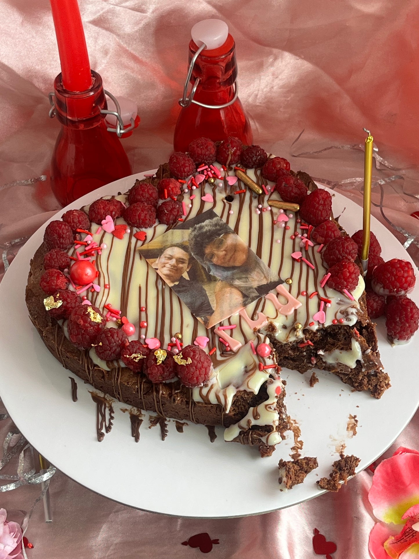 Brownie de San Valentín